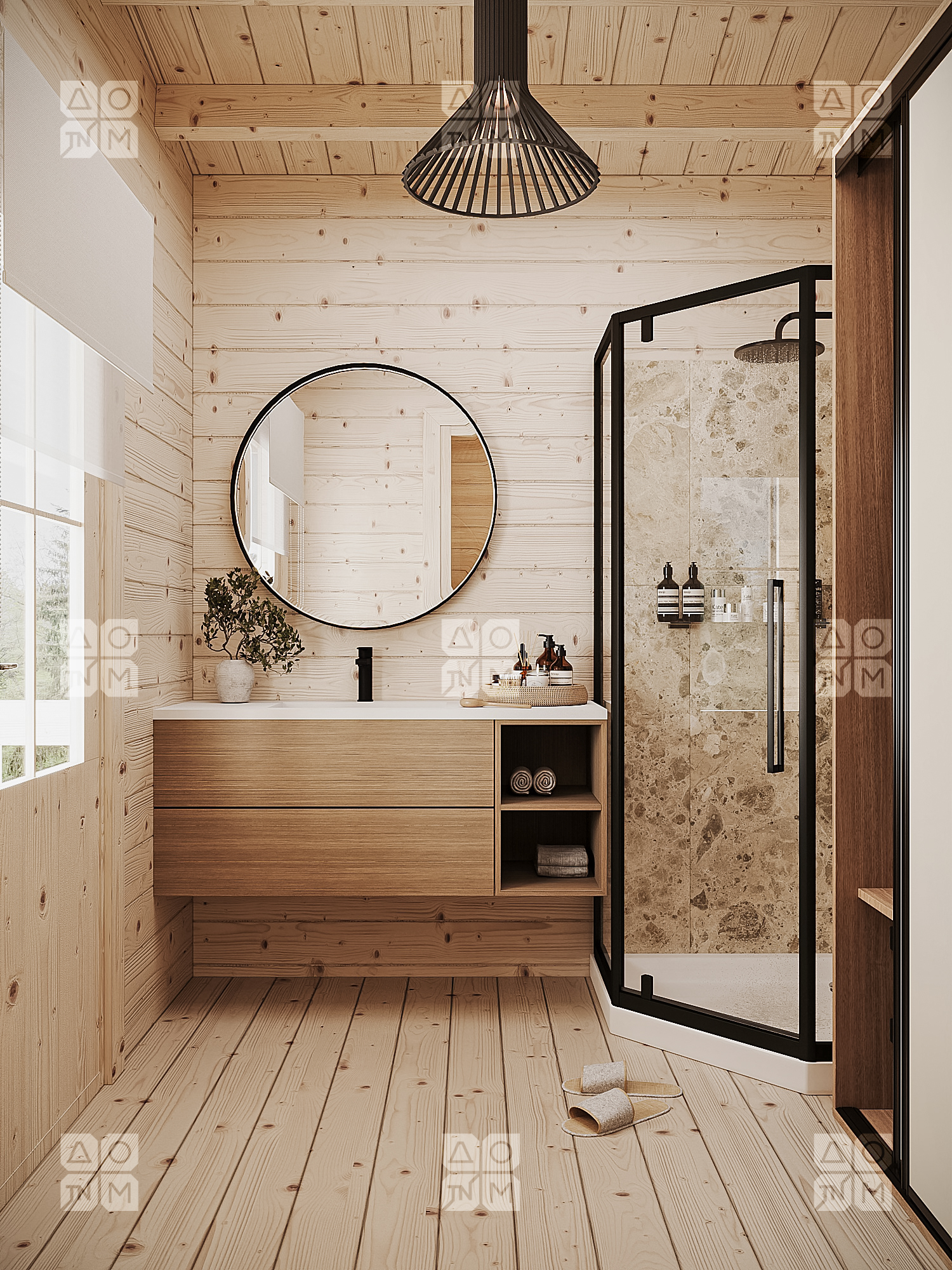 Баня 14 Стандарт (брус 44мм) ТН