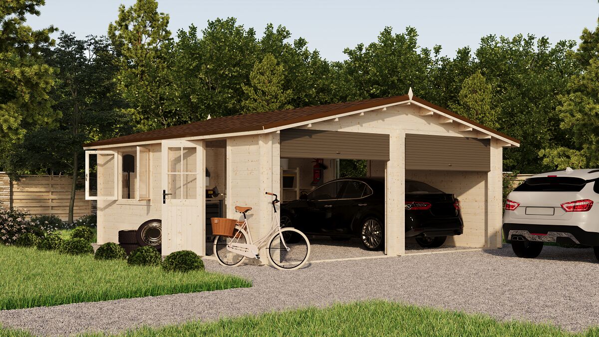 Гараж 32 Комфорт (брус 44 мм) ТН