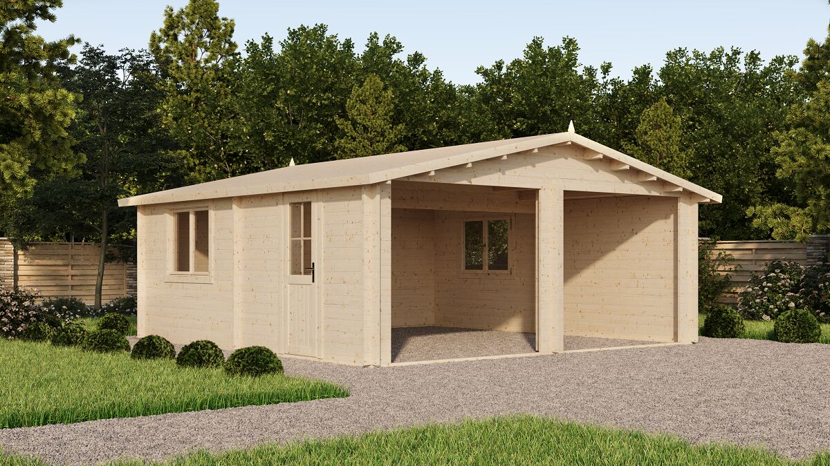 Гараж 32 Стандарт (брус 44 мм) ТН