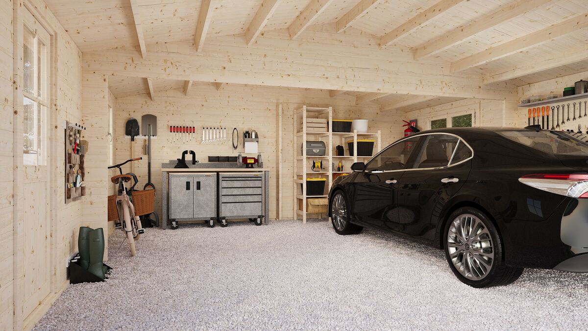 Гараж 32 Стандарт (брус 44 мм) ТН