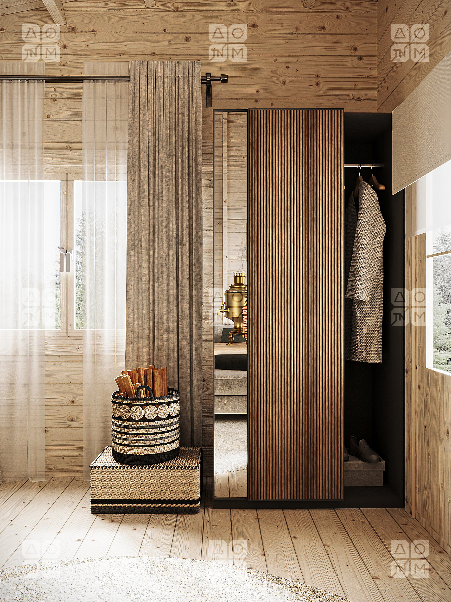 Баня 27 Комфорт (брус 44мм) ТН