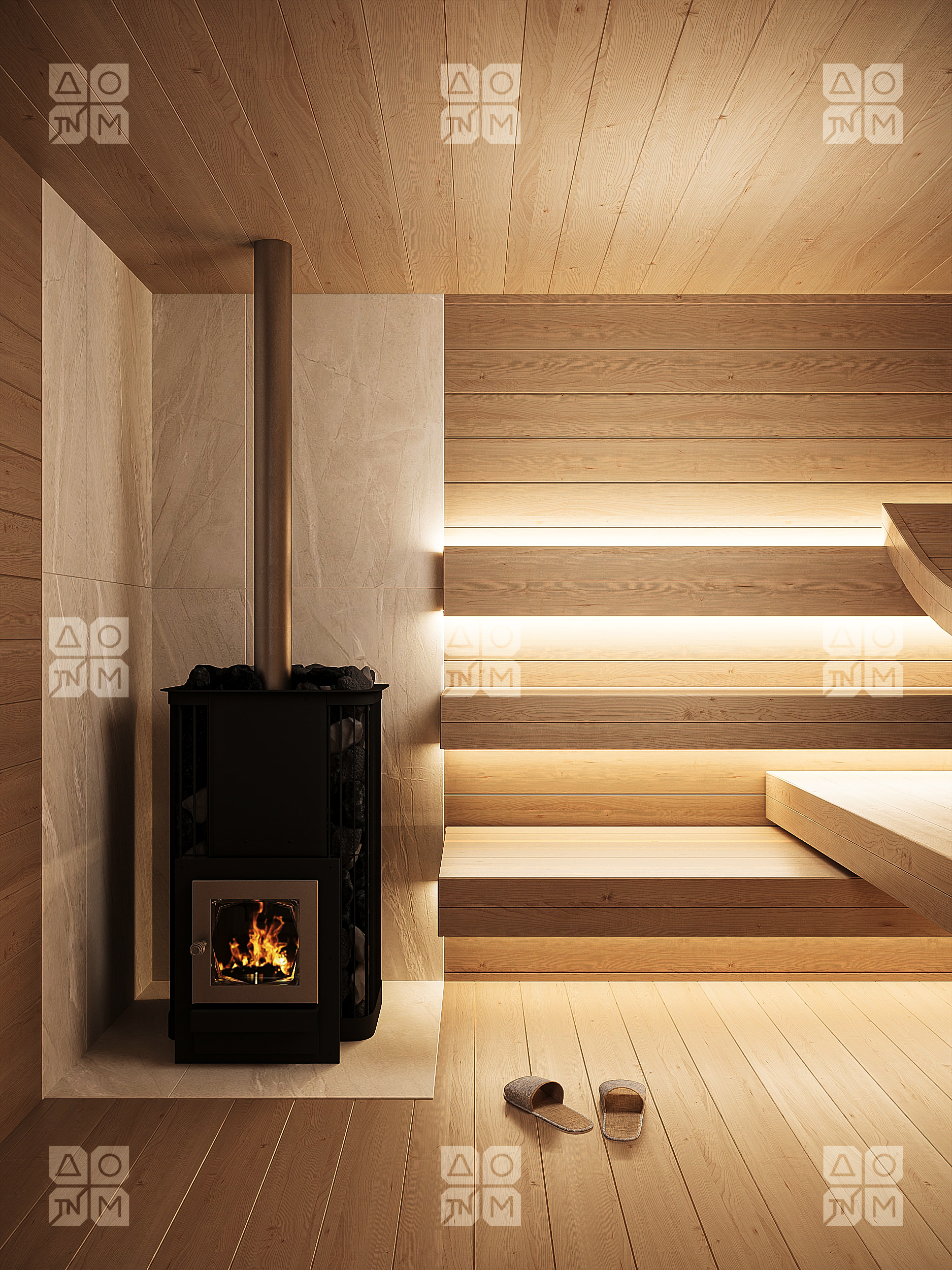 Баня 23 Комфорт (брус 44мм) ТН