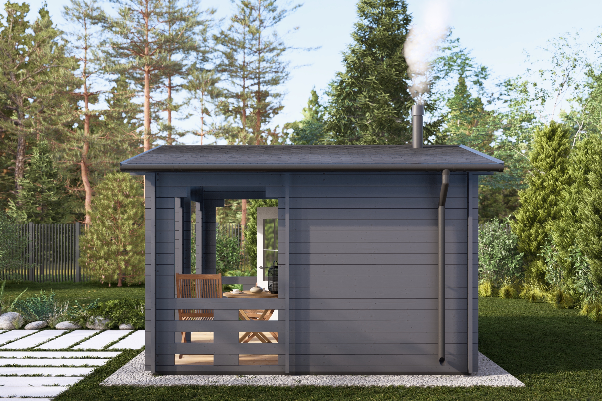 Баня 14 Стандарт (брус 44мм) ТН