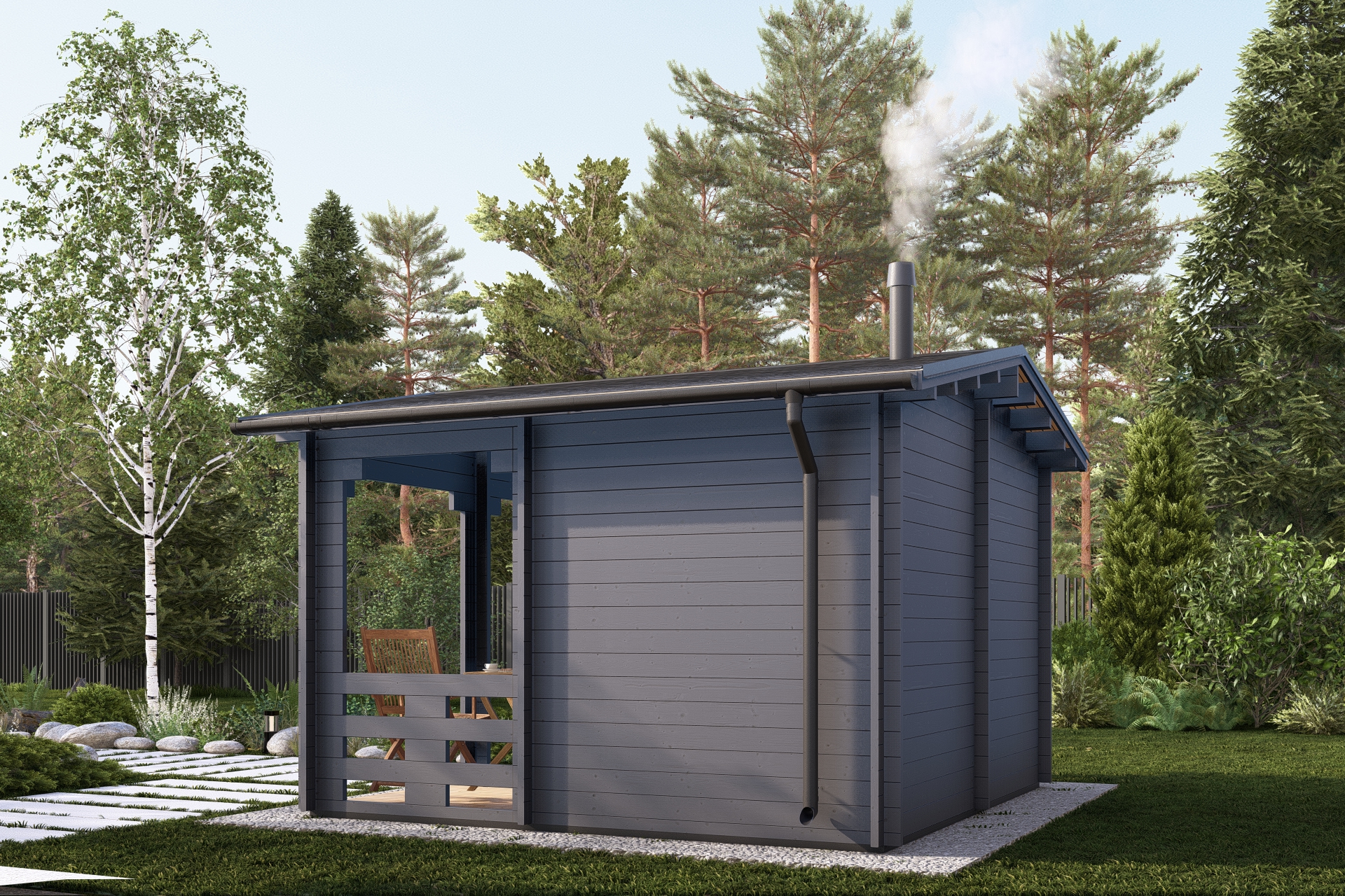 Баня 14 Стандарт (брус 44мм) ТН