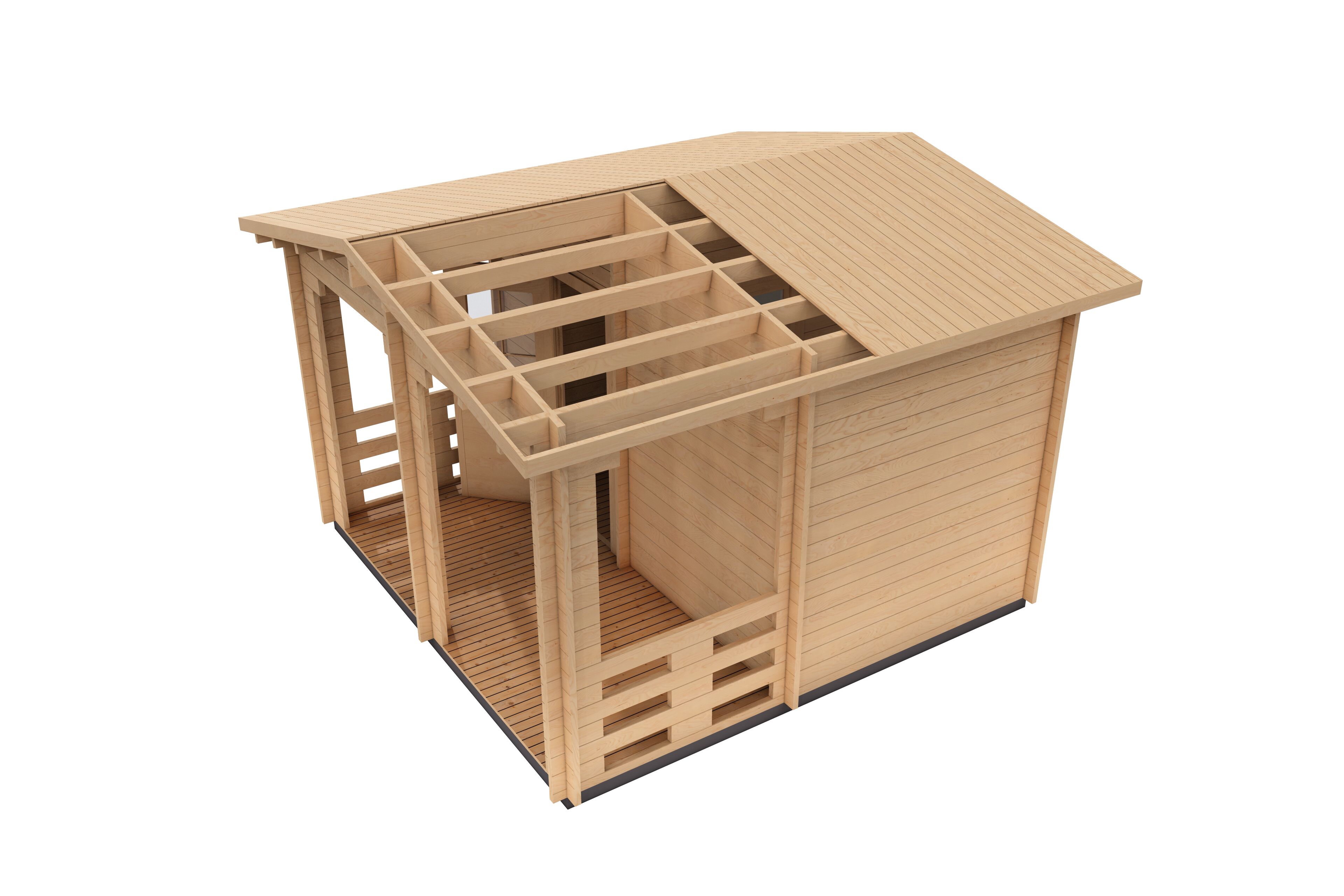 Баня 14 Комфорт (брус 44мм) ТН