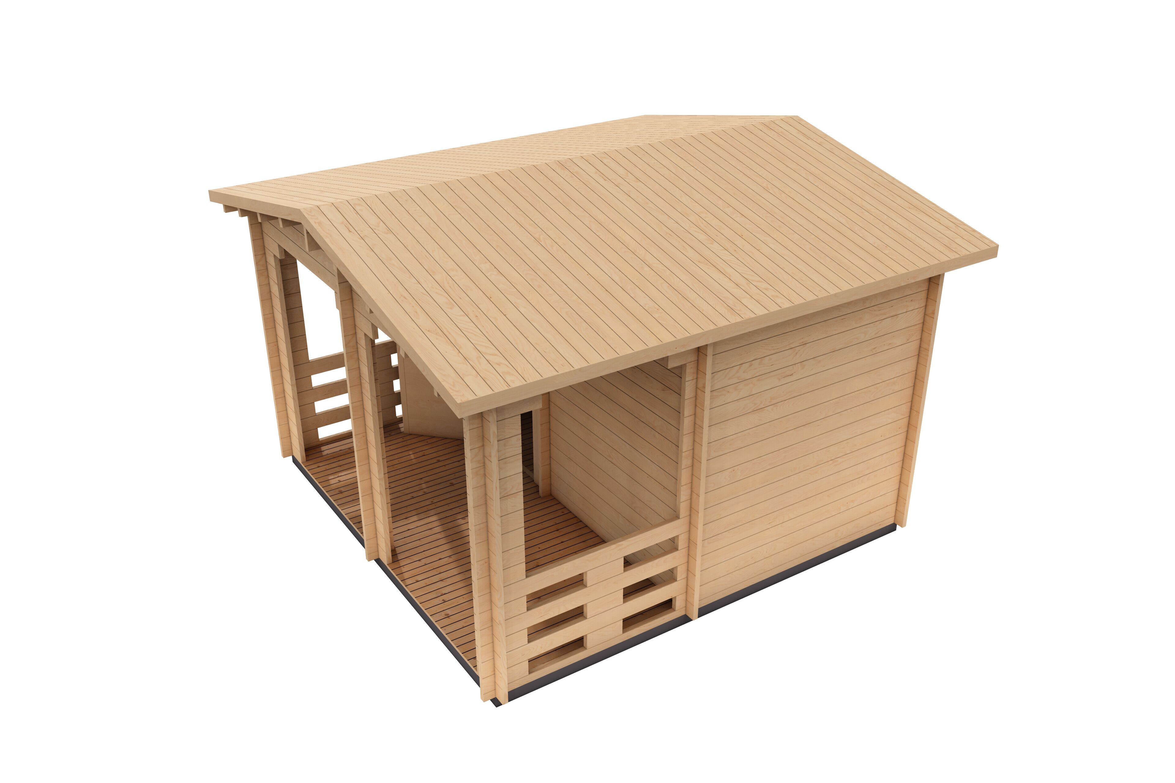 Баня 14 Стандарт (брус 44мм) ТН