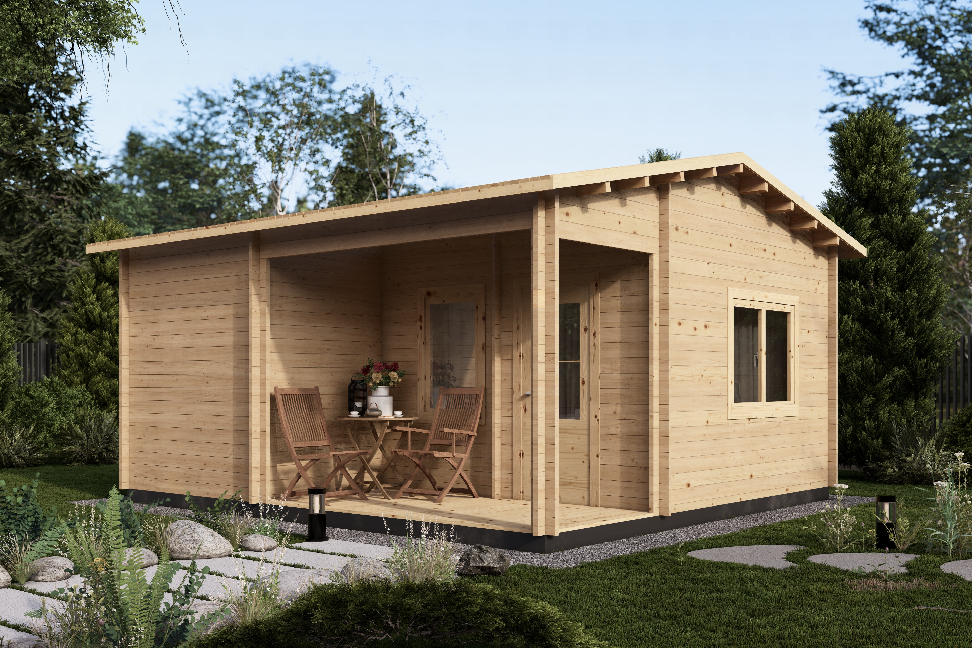 Баня 27 Стандарт (брус 44мм) ТН