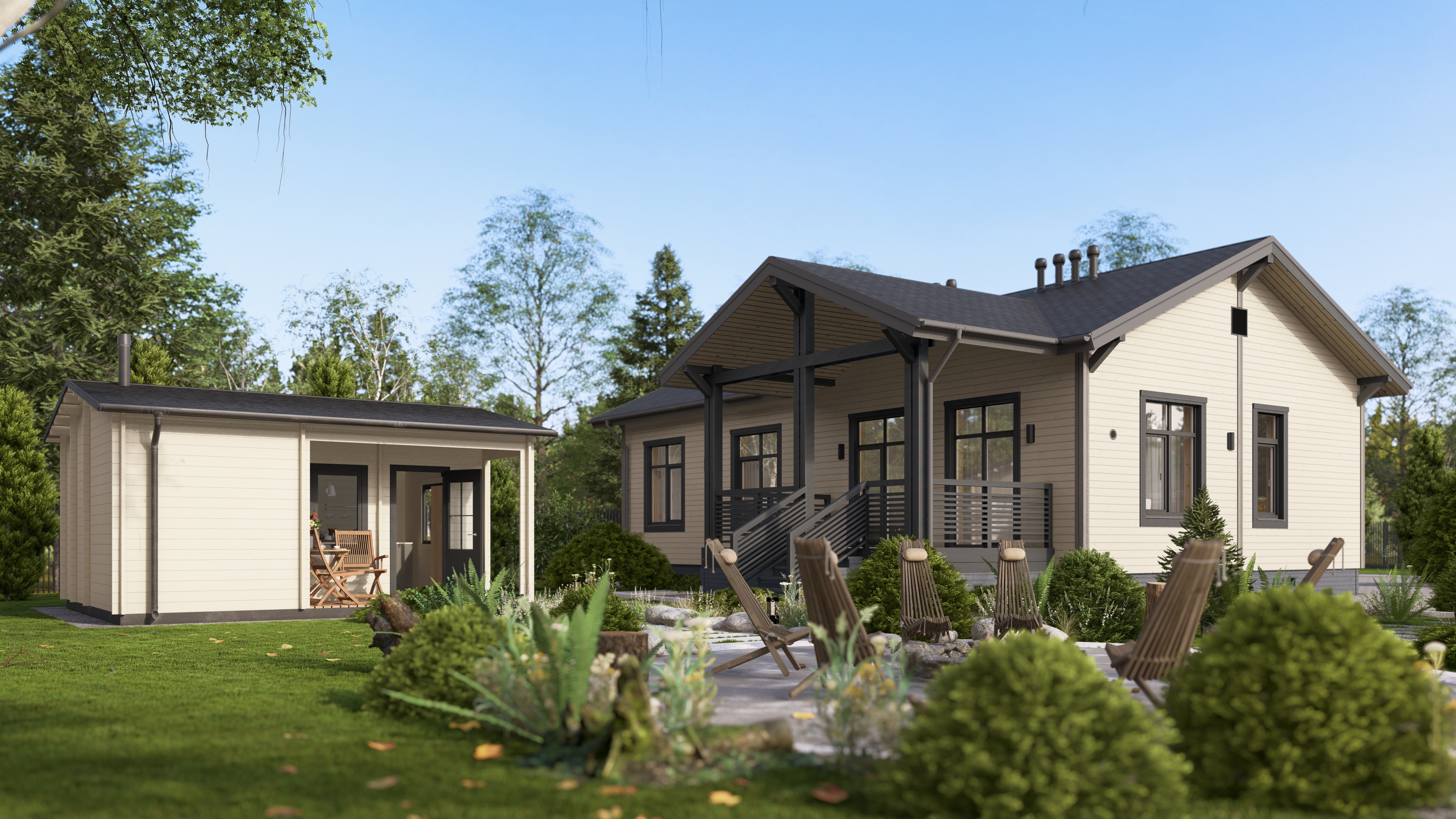 Баня 27 Стандарт (брус 44мм) ТН