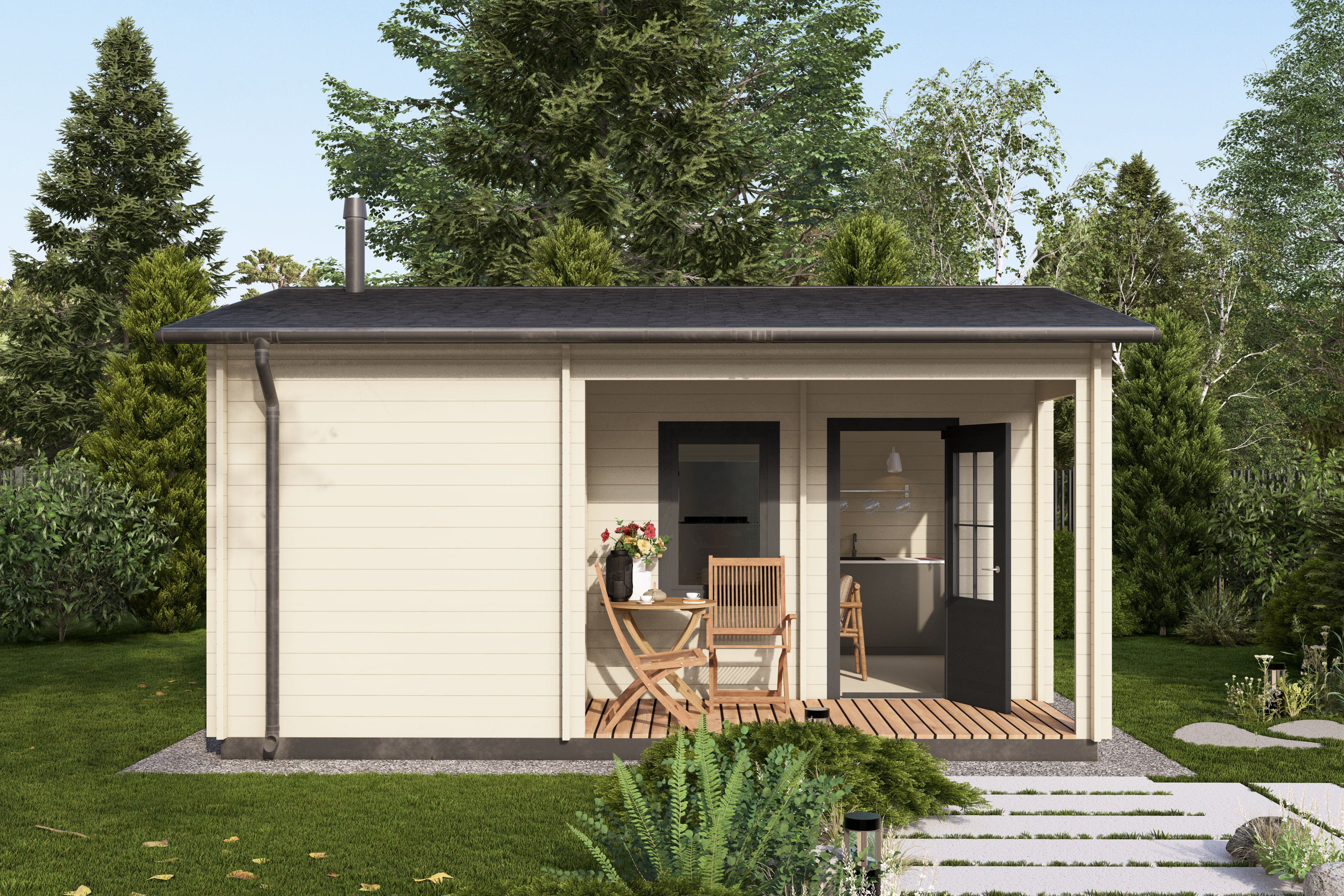 Баня 27 Стандарт (брус 44мм) ТН