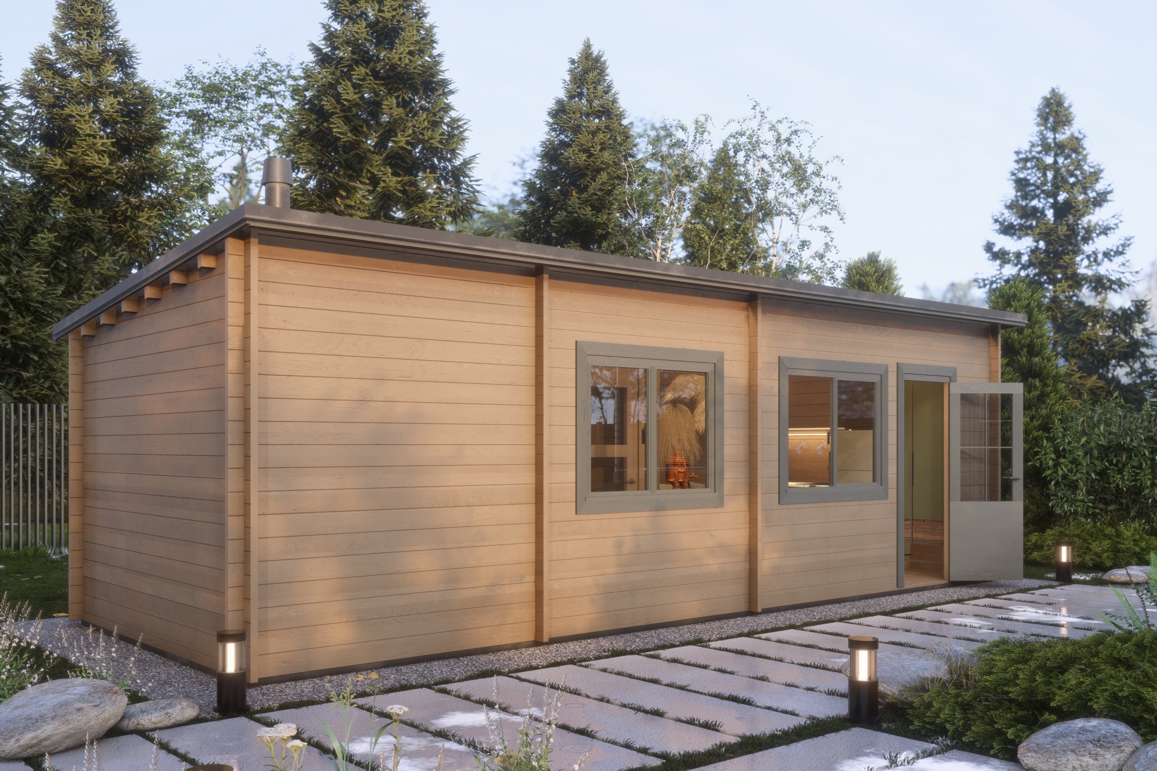 Баня 23 Стандарт (брус 44мм) ТН