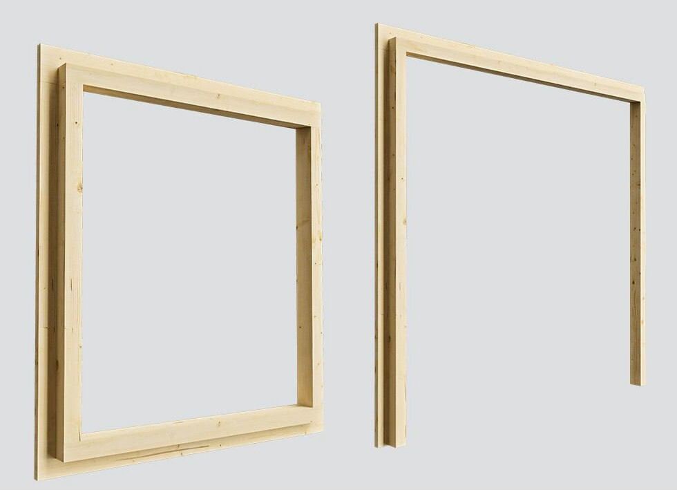 Комплект обсадной коробки окна 1370х1070мм ТН, Комплект обсадной коробки окна 1370х1070мм ТН