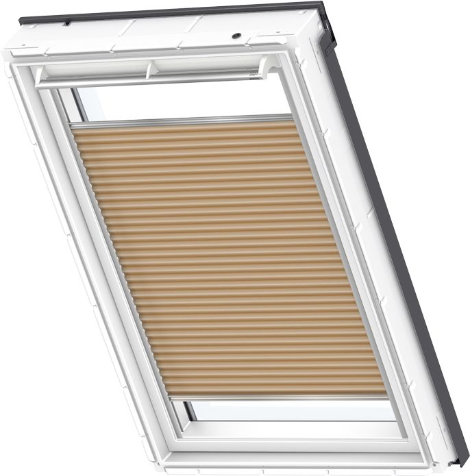 Теплосберегающая затемняющая штора-плиссе Velux FHC М06 1049 бежевый