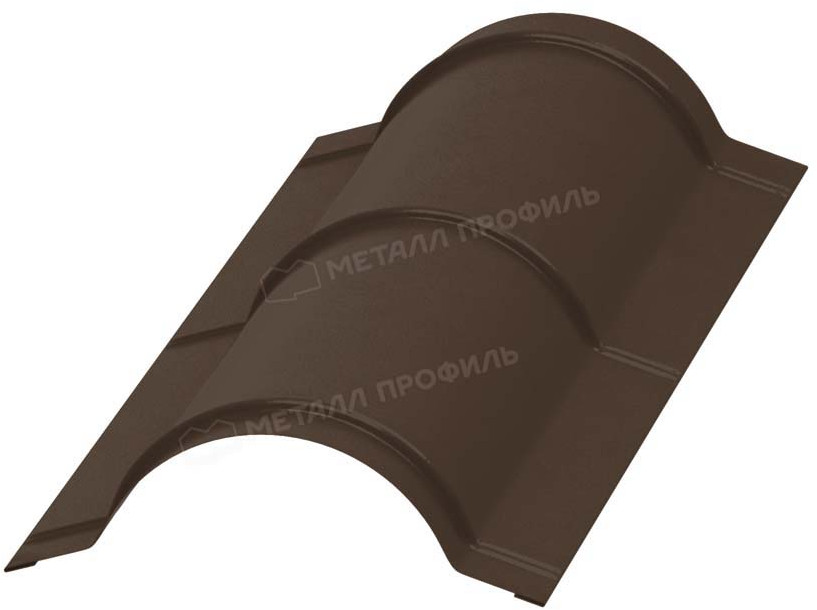 Конек полукруглыйPVC