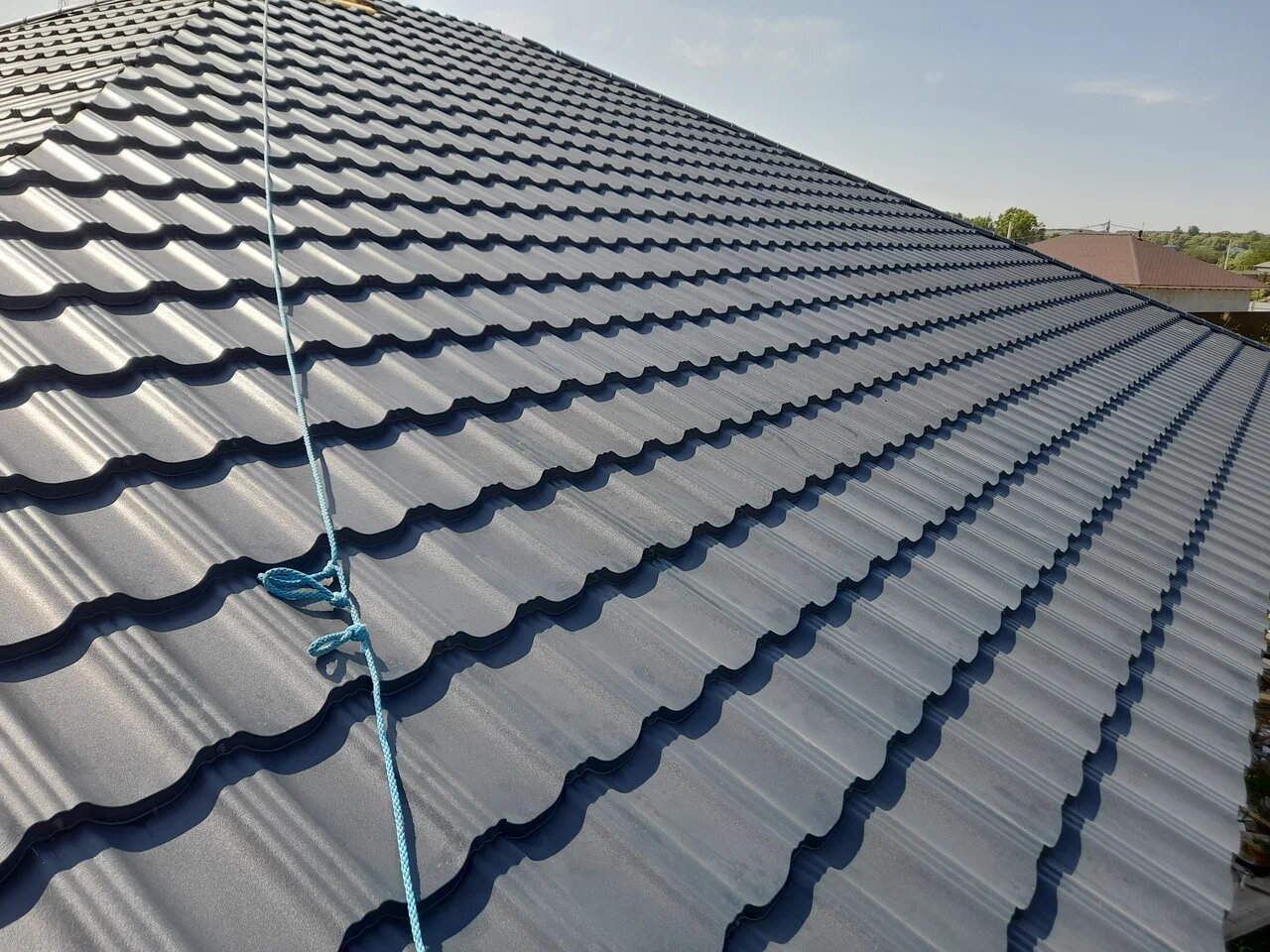 Модульная металлическая черепица Гётеборг 1205х415 мм Rooftop Matte Zn180 0,5мм купить в Санкт-Петербурге Модульная металлическая черепица Гётеборг 1205х415 мм Rooftop Matte Zn180 0,5мм