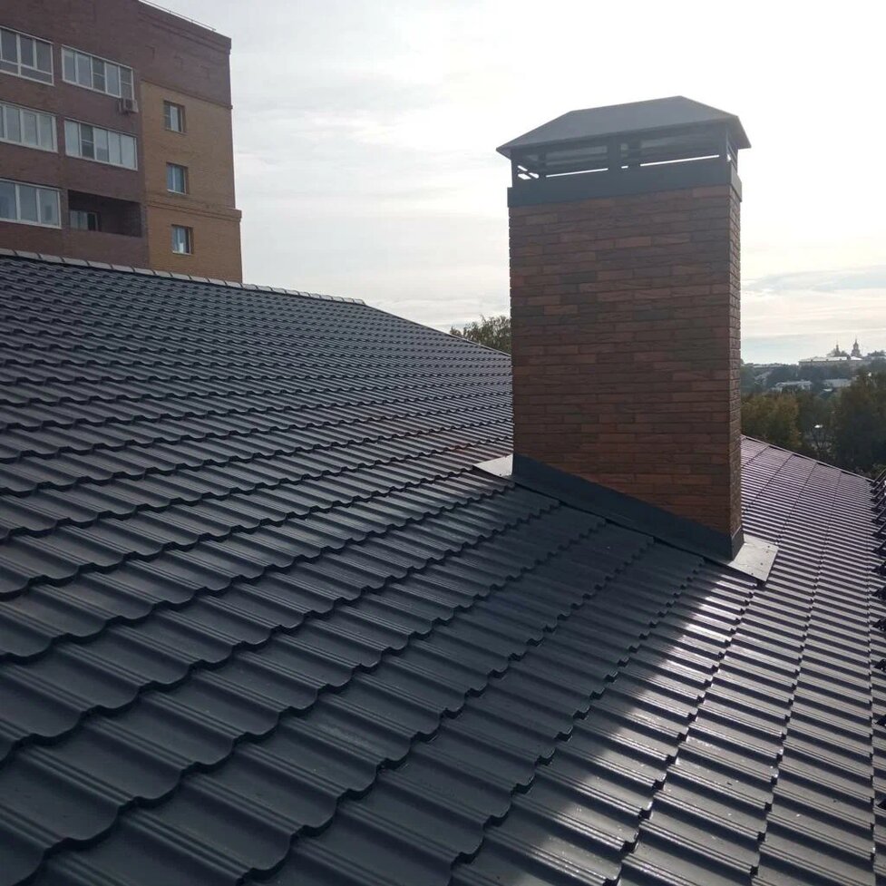 Модульная металлическая черепица Гётеборг 1205х415 мм Rooftop Matte Zn180 0,5мм купить в Санкт-Петербурге Модульная металлическая черепица Гётеборг 1205х415 мм Rooftop Matte Zn180 0,5мм
