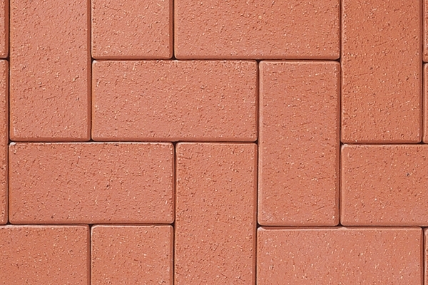 Кирпич тротуарный Rot-nuanciert (красный)