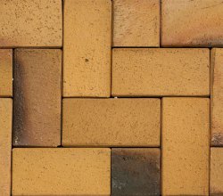 Кирпич тротуарный Antik (gelb-Kohlebrand)