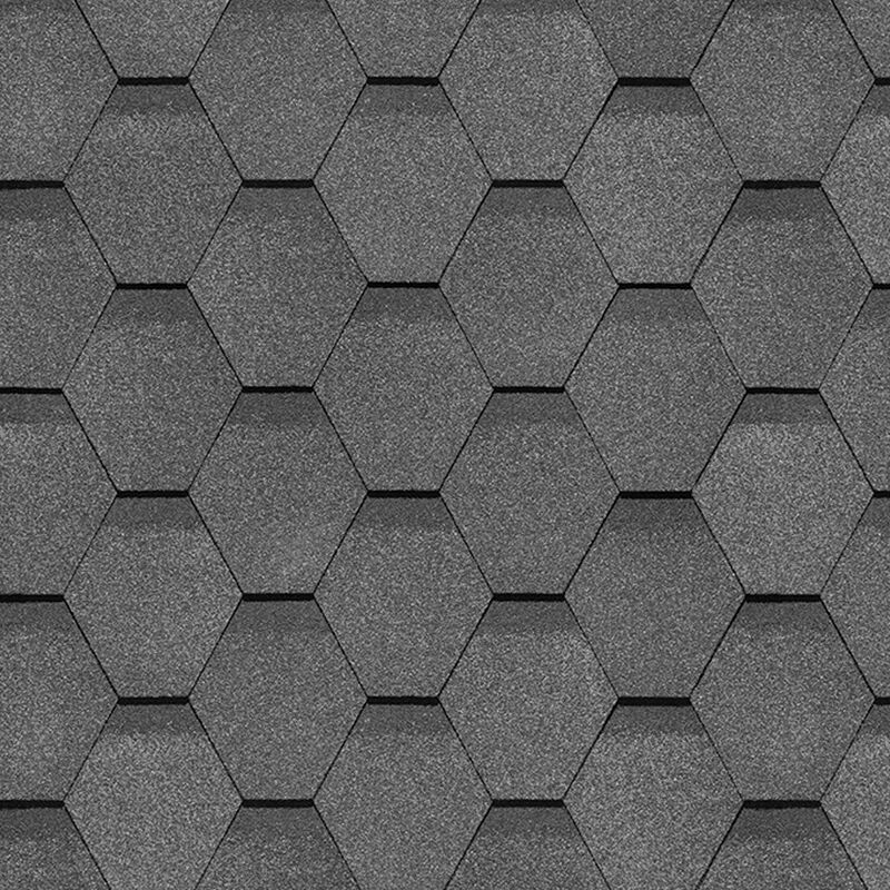 Гибкая черепица Docke PIE COMFORT Стамбул Титан 4.1м2/уп, Титан купить в Санкт-Петербурге Гибкая черепица Docke PIE COMFORT Стамбул Титан 4.1м2/уп, Титан