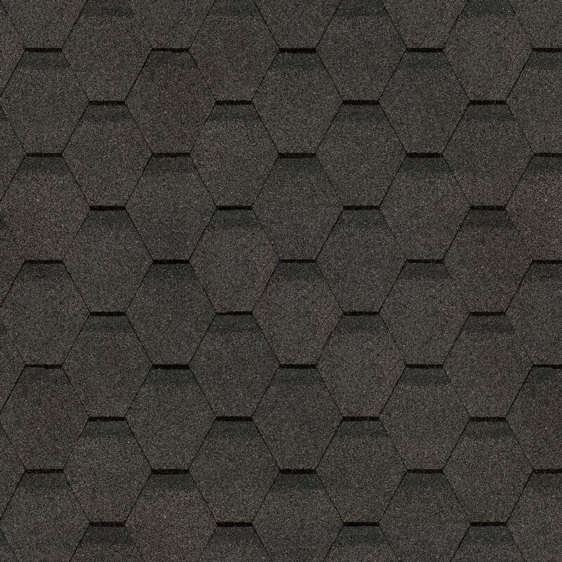Гибкая черепица Docke PIE ОRIGINАL шестигранник Серый 4.1м2/уп, Серый купить в Санкт-Петербурге Гибкая черепица Docke PIE ОRIGINАL шестигранник Серый 4.1м2/уп, Серый