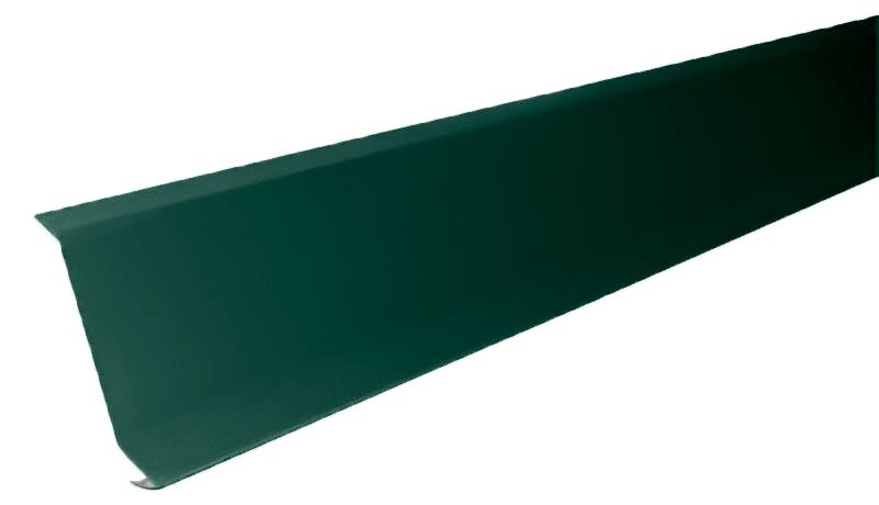 МК Примыкание ТХ ПЭ {13x20x48х13} 2м, МК Примыкание ТХ 6005 (темно-зеленый) ПЭ {13x20x48х13} 2м