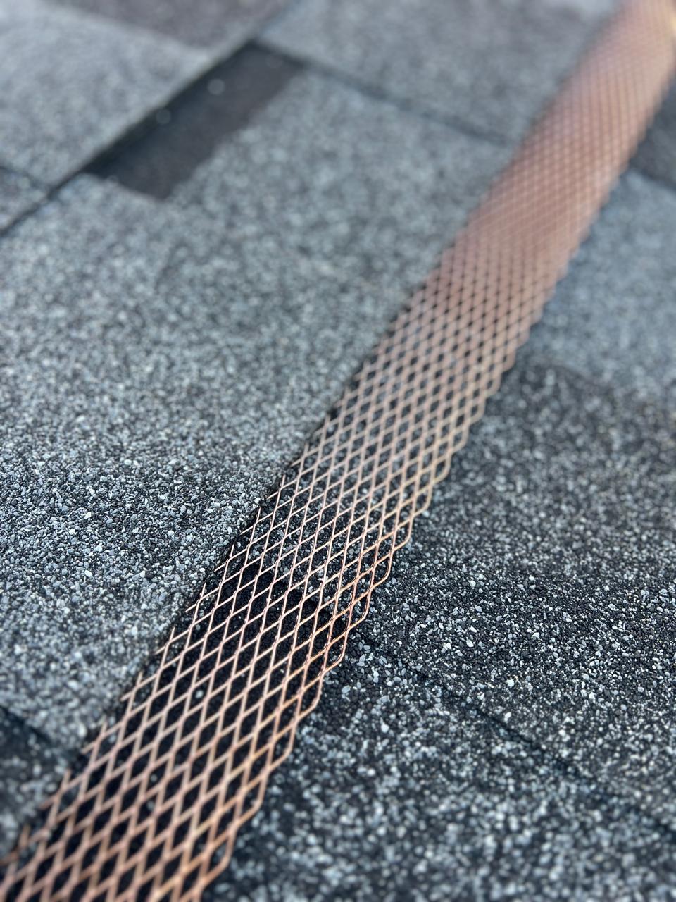 Комплект медных сеток от мха AntiMoss Grid 75х1000мм ТОП ХАУС 2шт, Комплект медных сеток от мха AntiMoss Grid 75х1000мм ТОП ХАУС 2шт