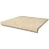 Ступень с капиносом Scandiano beige структурный 330х300х11 Paradyz