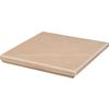 Ступень угловая с капиносом Mattone Sabbia beige структурный 330х330х11 Paradyz