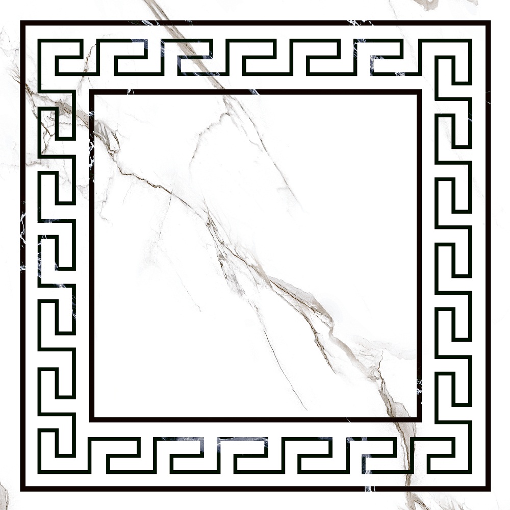 Декор (панно) Classic Marble белоснежный глянцевый