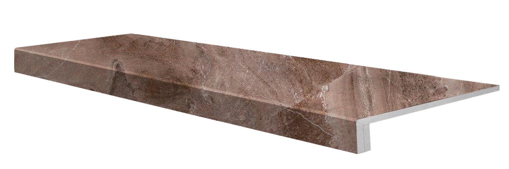 Ступень фронтальная Stone Quartz grey 32х120х2см антислип 1шт/уп Alpas Cera, Quartz grey