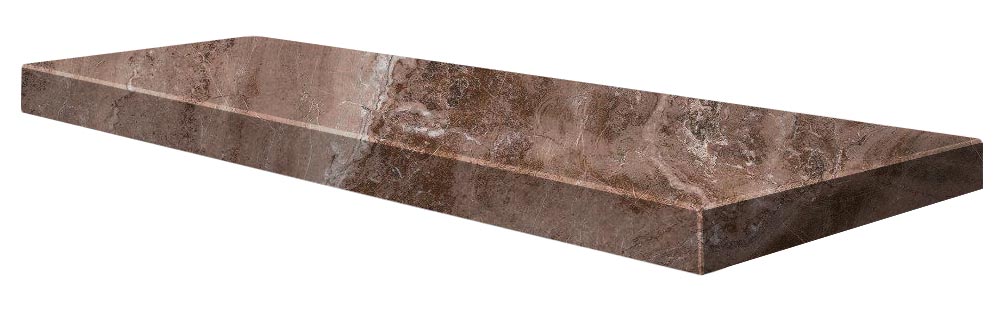 Ступень угловая левая Stone 32х120х2см антислип 1шт/уп Alpas Cera, Mountain Black