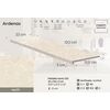 Ступень фронтальная Peldano Recto Ardenas Marfil R12 33х120х1.2 антислип 2шт/упак Exagres купить в Санкт-Петербурге