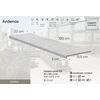 Ступень фронтальная Peldano Recto Ardenas Cromo R12 33х120х1.2 антислип 2шт/упак Exagres купить в Санкт-Петербурге