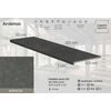 Ступень фронтальная Peldano Recto Ardenas Antracita R12 33х120х1.2 антислип 2шт/упак Exagres купить в Санкт-Петербурге