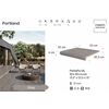 Ступень фронтальная Peldano Florentino Portland Grey 33х33х1.3 антислип 4шт/упак Exagres купить в Санкт-Петербурге