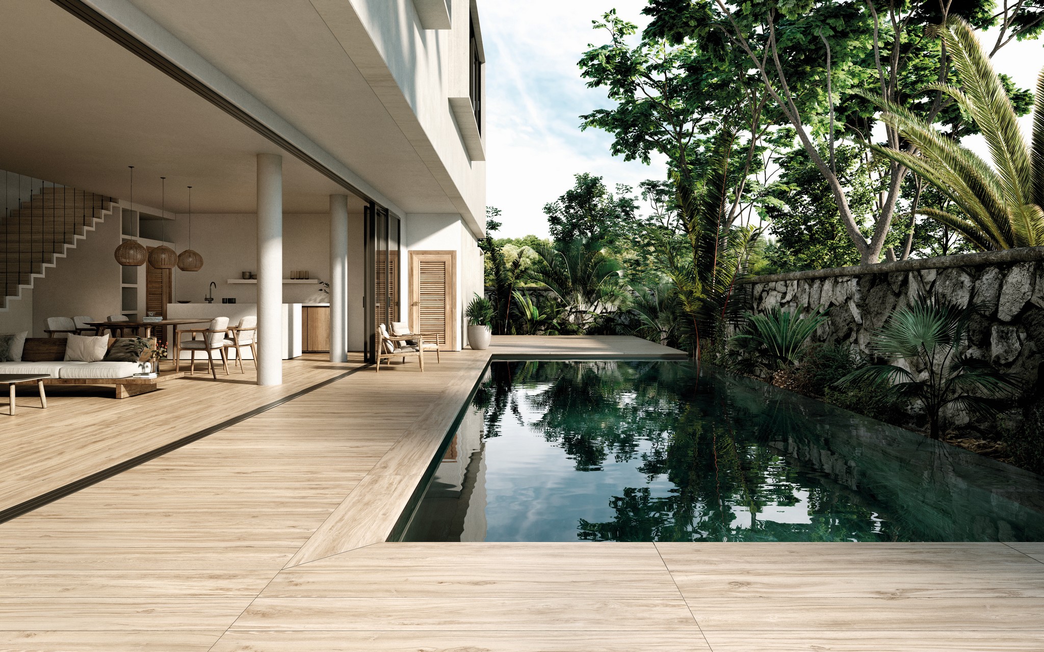 Плитка напольная клинкерная Lizana Haya 14.5х120х0.9см матовая 4шт/0.695м2/уп Exagres