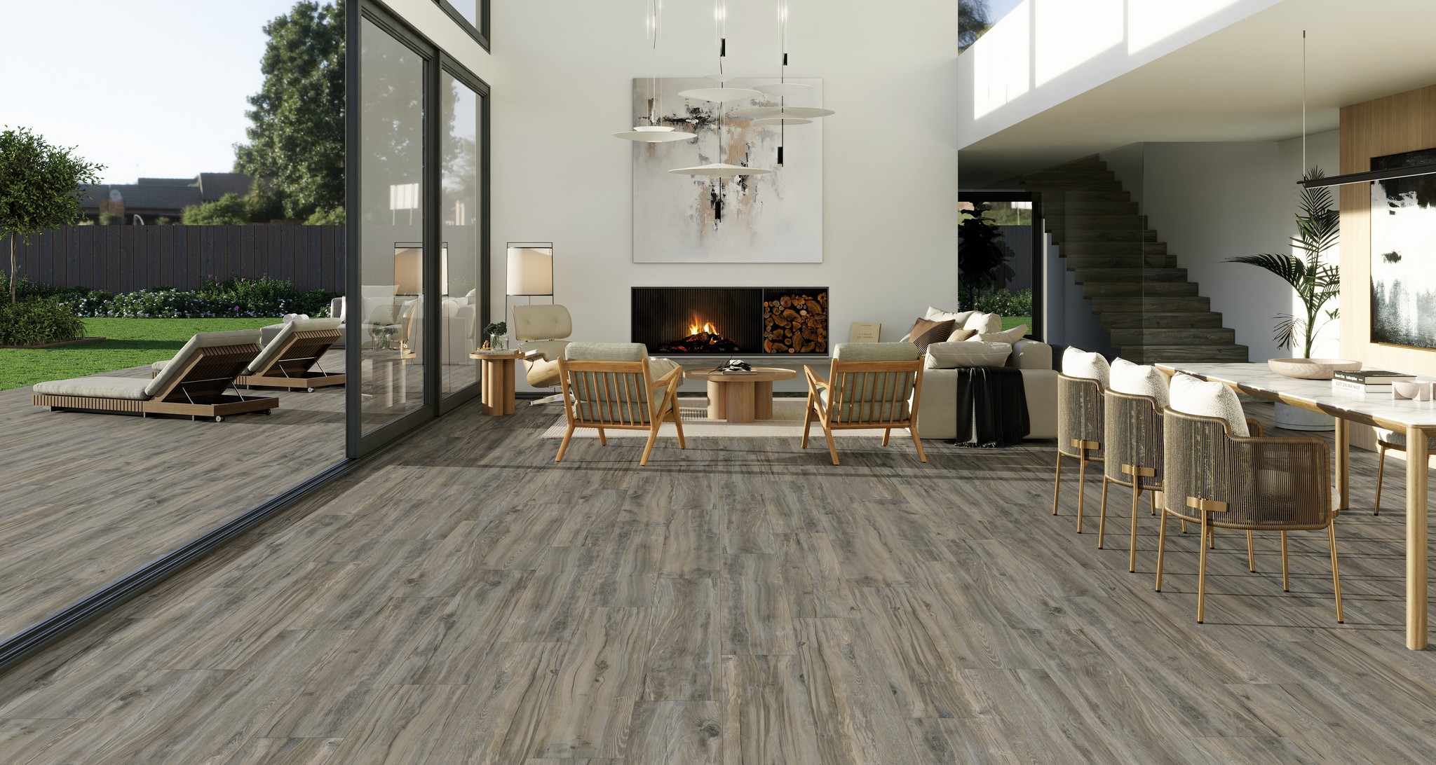 Плитка напольная клинкерная Lizana Olivo 14.5х120х0.9см матовая 4шт/0.695м2/уп Exagres