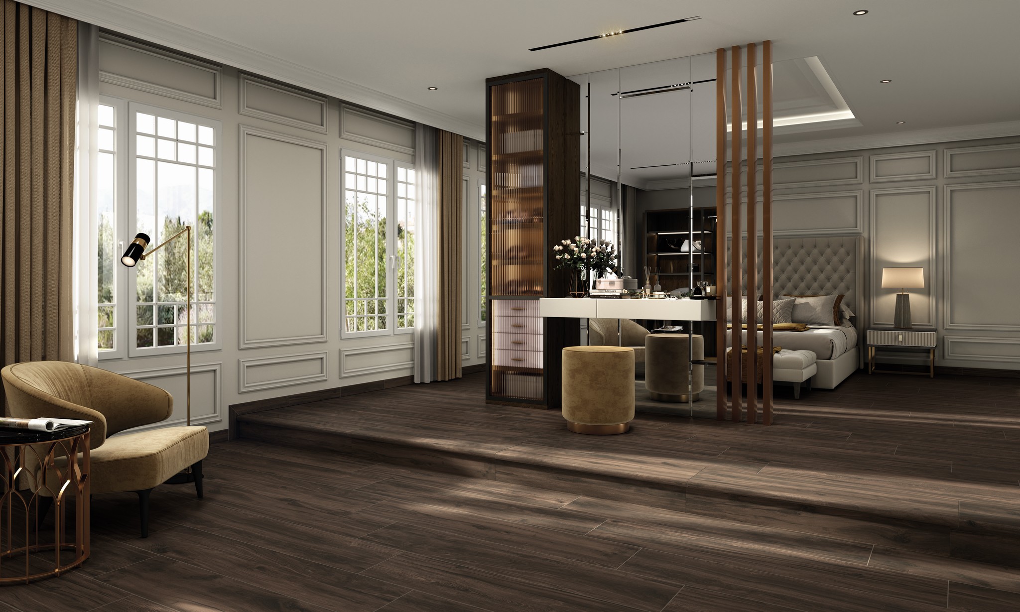 Плитка напольная клинкерная Lizana Nogal 14.5х120х0.9см матовая 4шт/0.695м2/уп Exagres