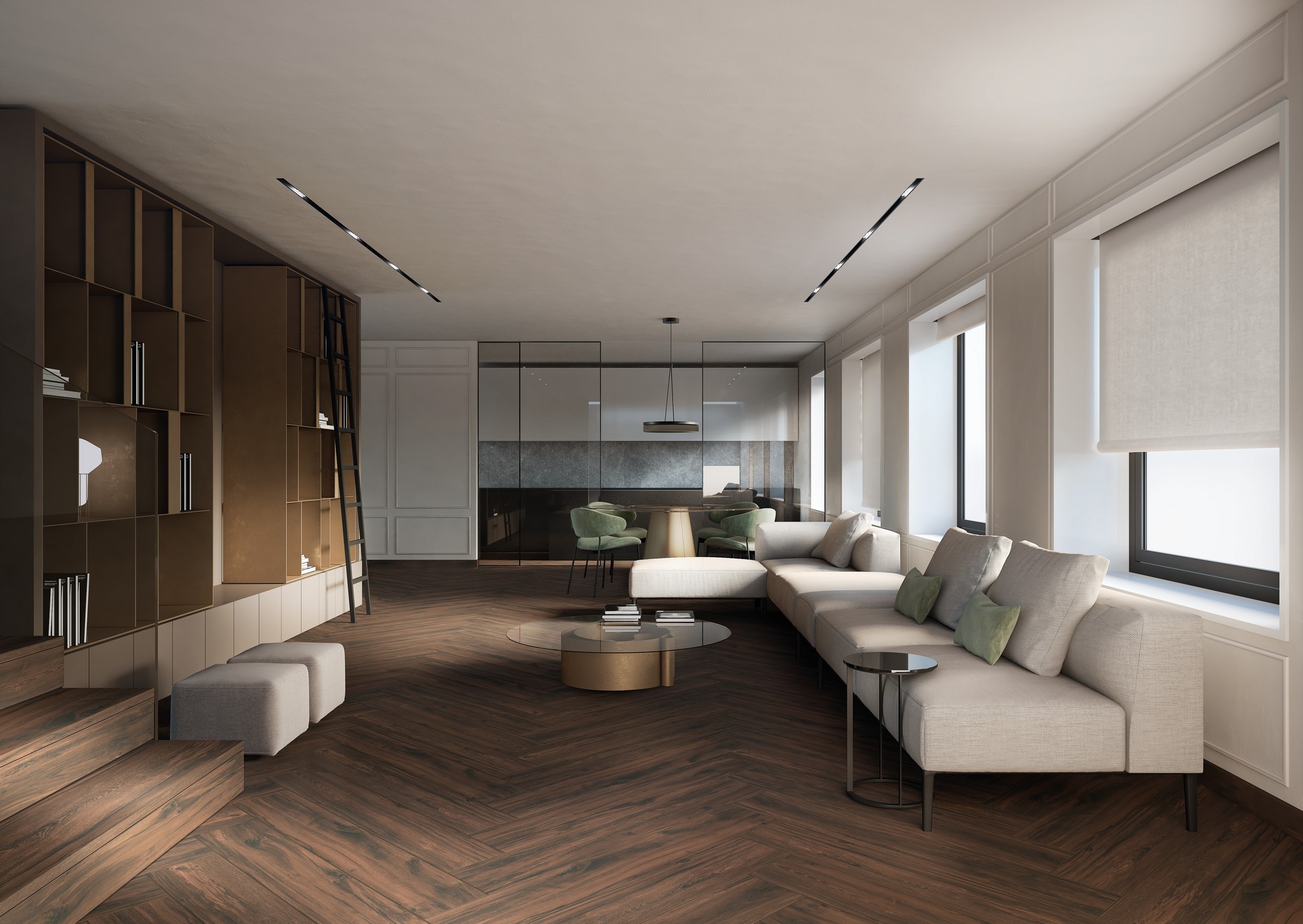 Ступень фронтальная Peldano Recto Lizana Nogal 33х120х1.2см матовая 2шт/уп Exagres