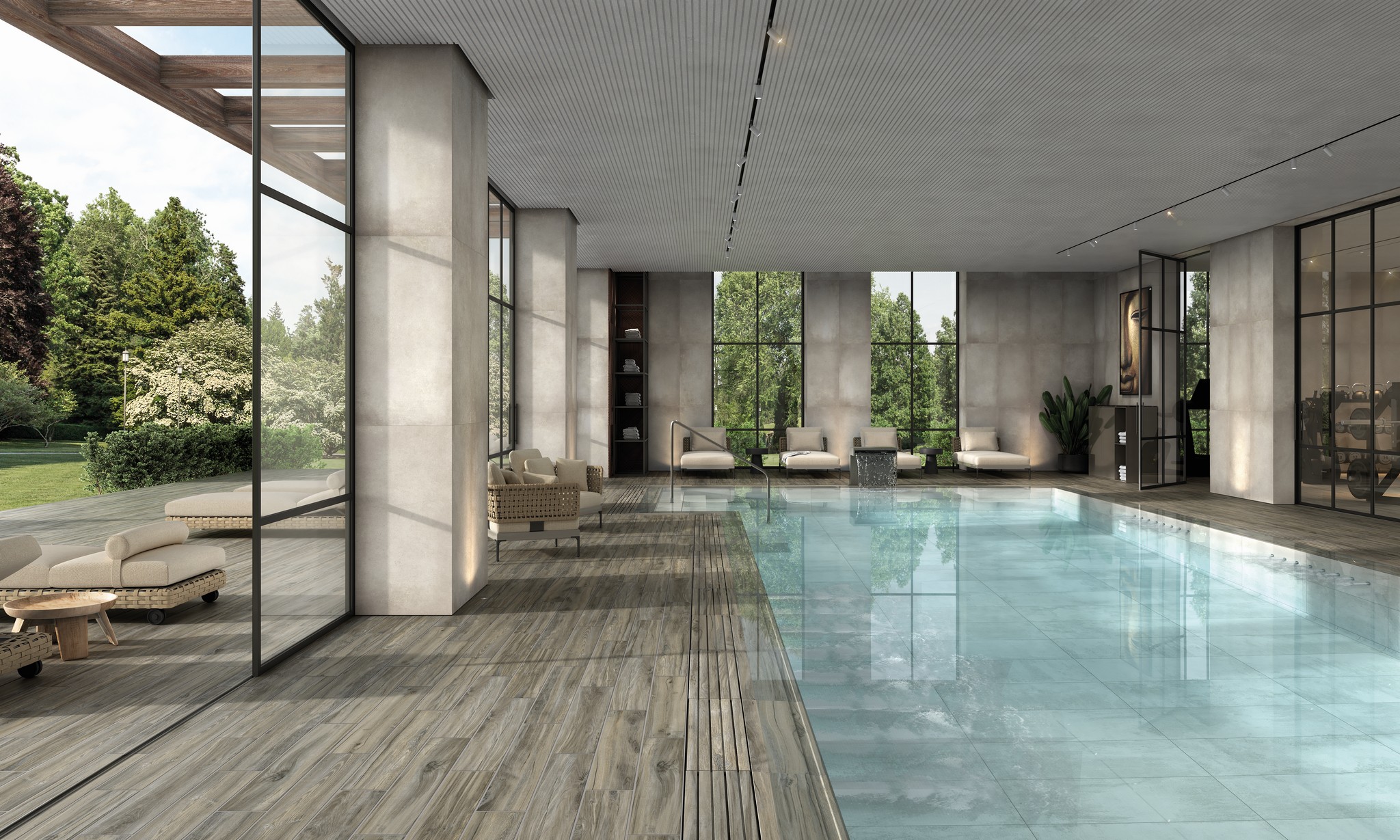 Плитка напольная клинкерная Lizana Olivo 14.5х120х0.9см матовая 4шт/0.695м2/уп Exagres