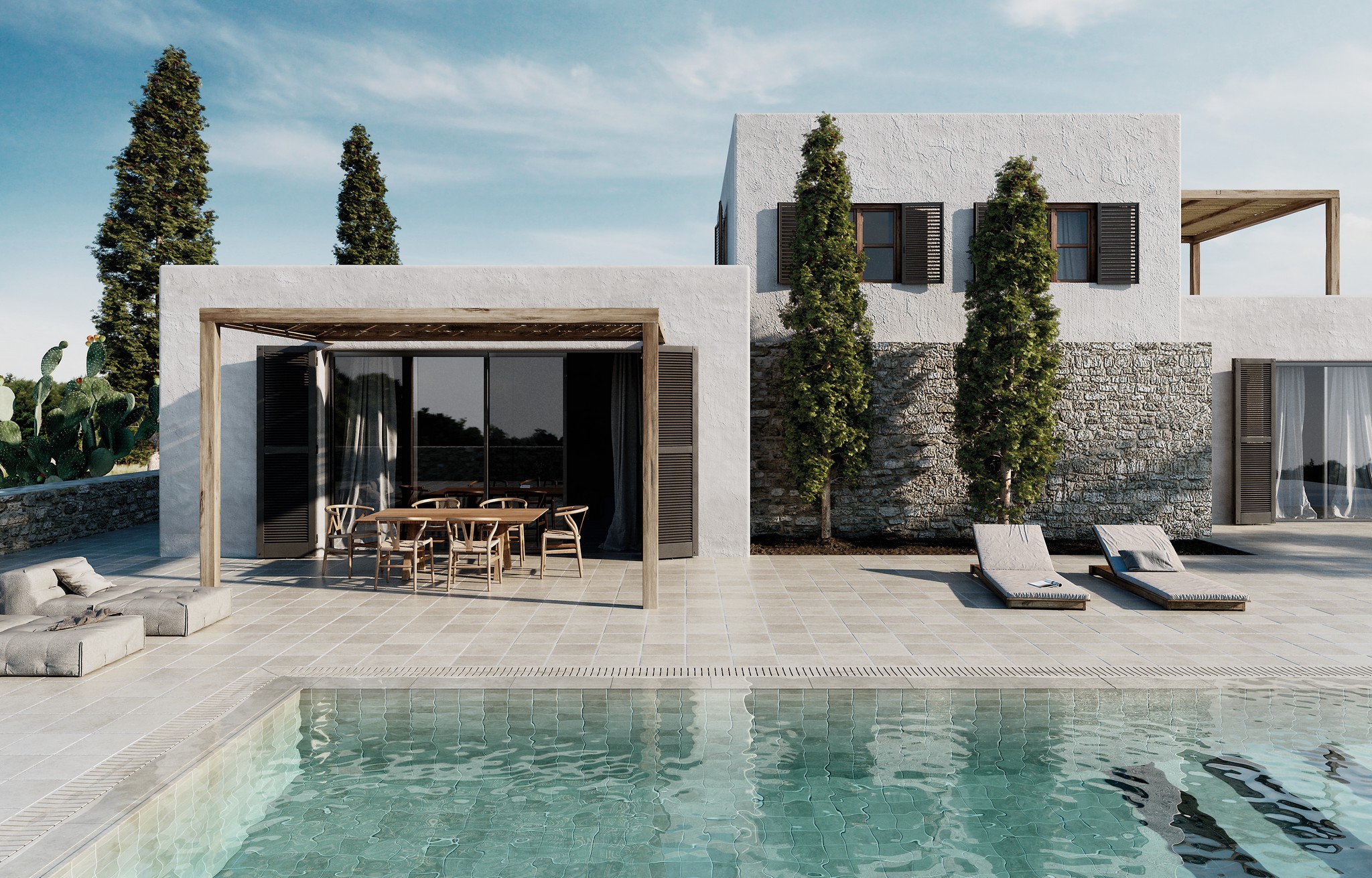 Плитка клинкерная Provenza Bianco 60х120х0.92 матовый 2шт/упак Exagres