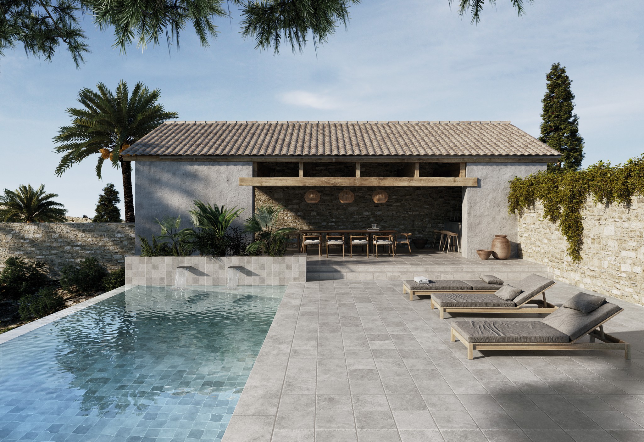 Ступень угловая Cartabon Florentino Provenza Grigio 33х33х1.4 антислип 1шт/упак Exagres