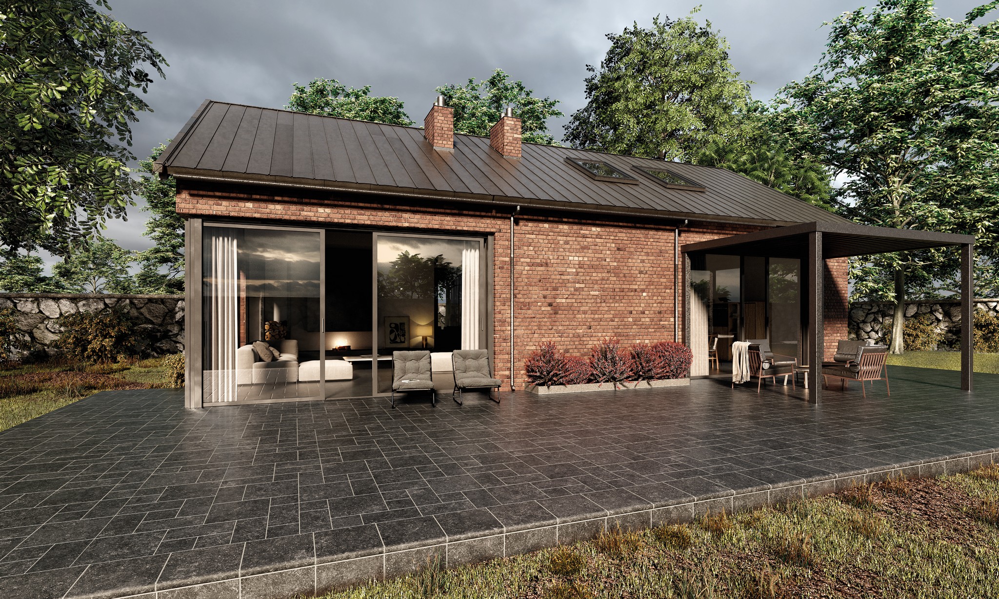 Ступень фронтальная Peldano Fiorentino Ardenas Antracita 33х33х1.3 антислип 4шт/упак Exagres