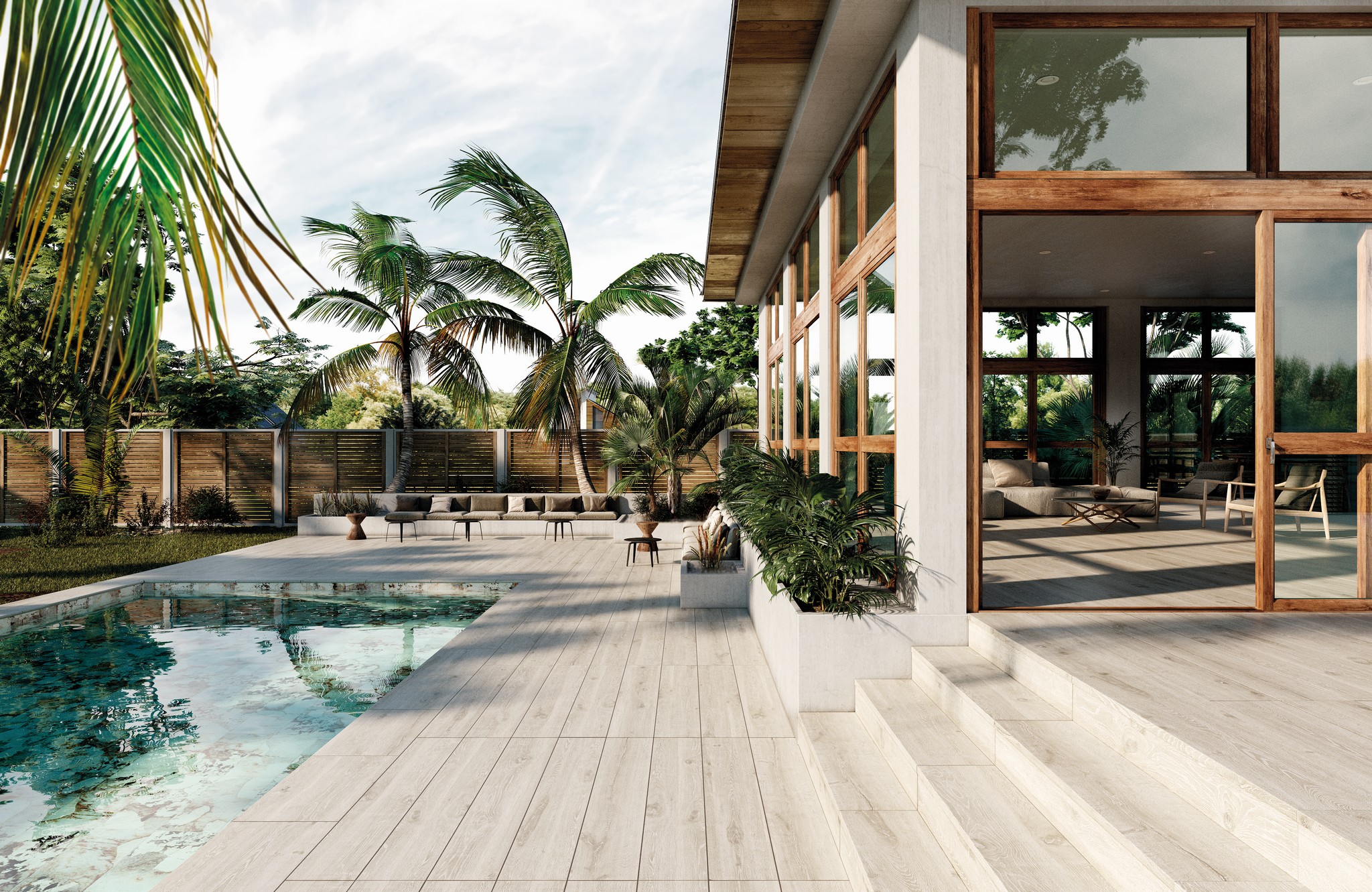 Плитка напольная клинкерная Yoho Maple 25х150х0.9см матовая 3шт/1.12м2/уп Exagres