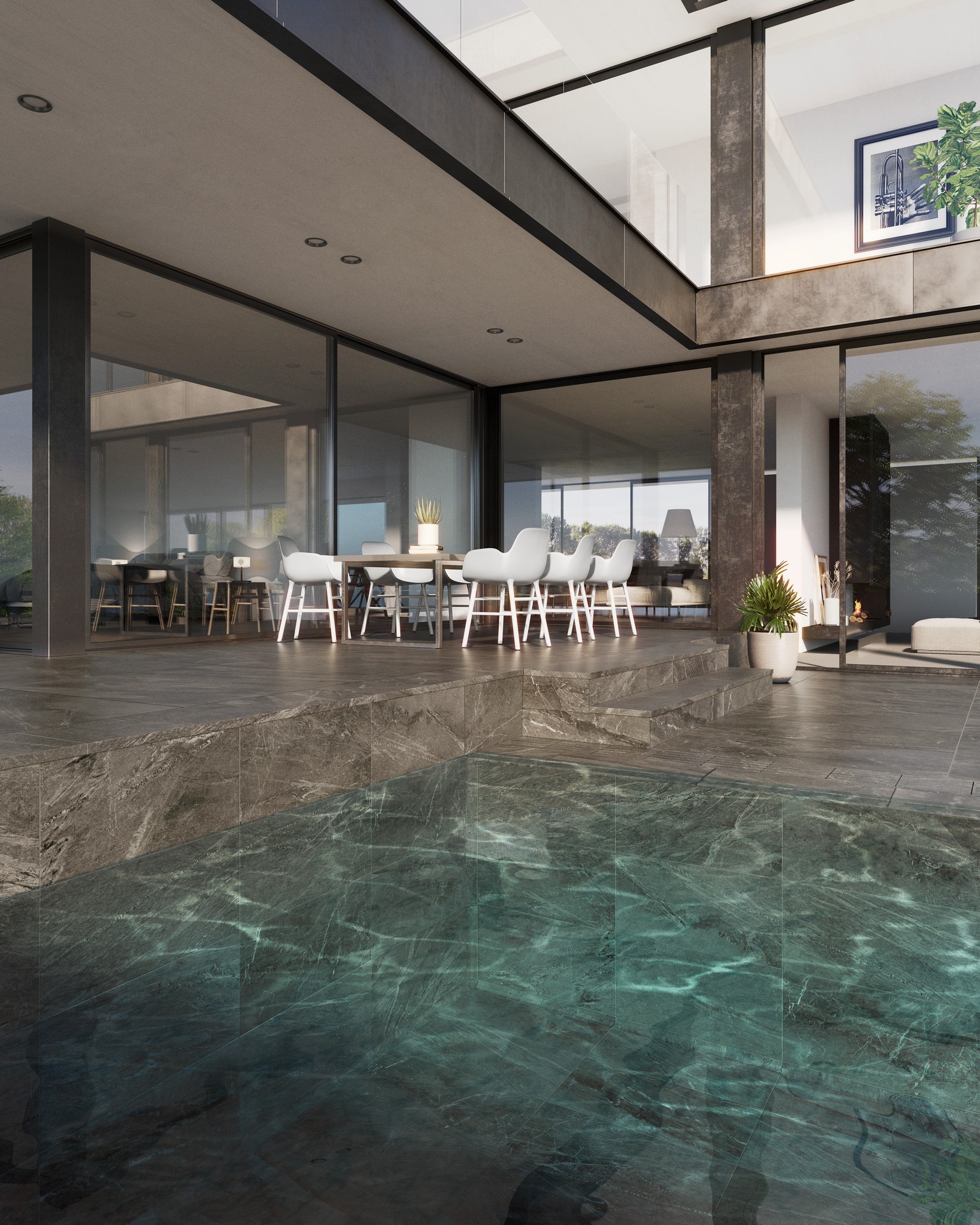 Ступень фронтальная Peldano Florentino Imperial Moca 33х120х1.3 матовая Exagres