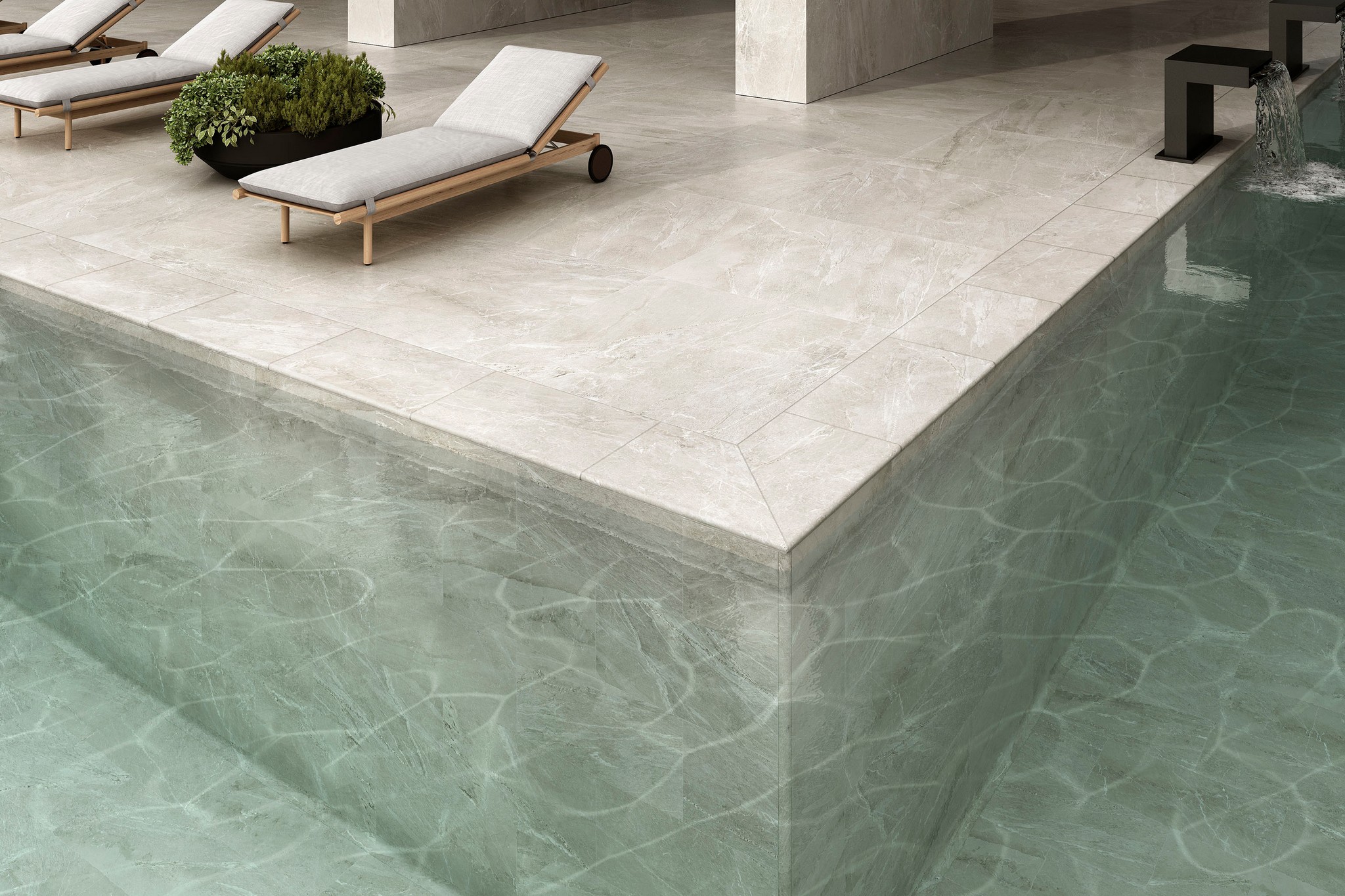 Ступень фронтальная Peldano Florentino Imperial Siena 33х120х1.3 матовая Exagres