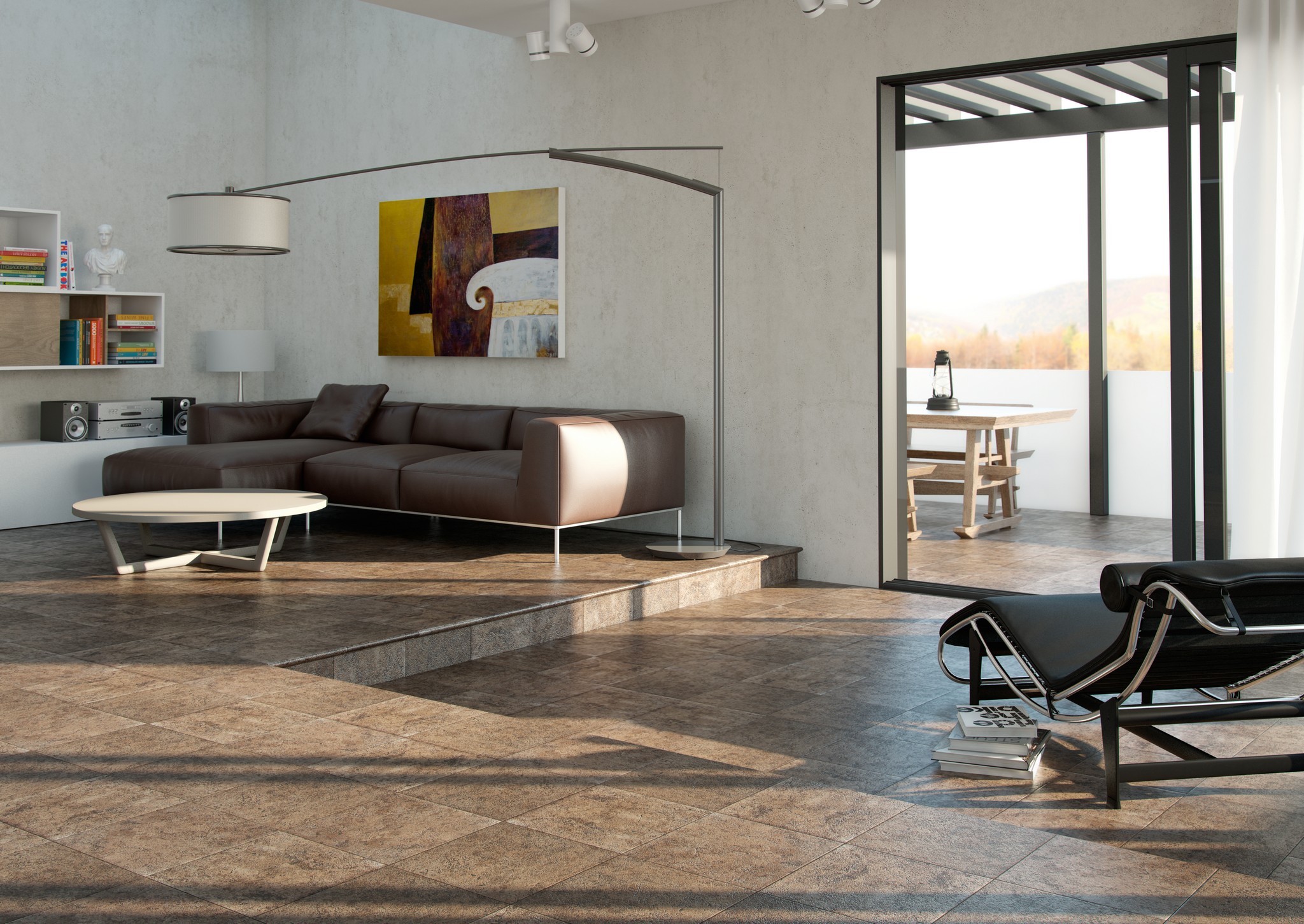 Ступень фронтальная Peldano Fiorentino Metalica Purple  33х33х1.2 матовый 4шт/упак Exagres