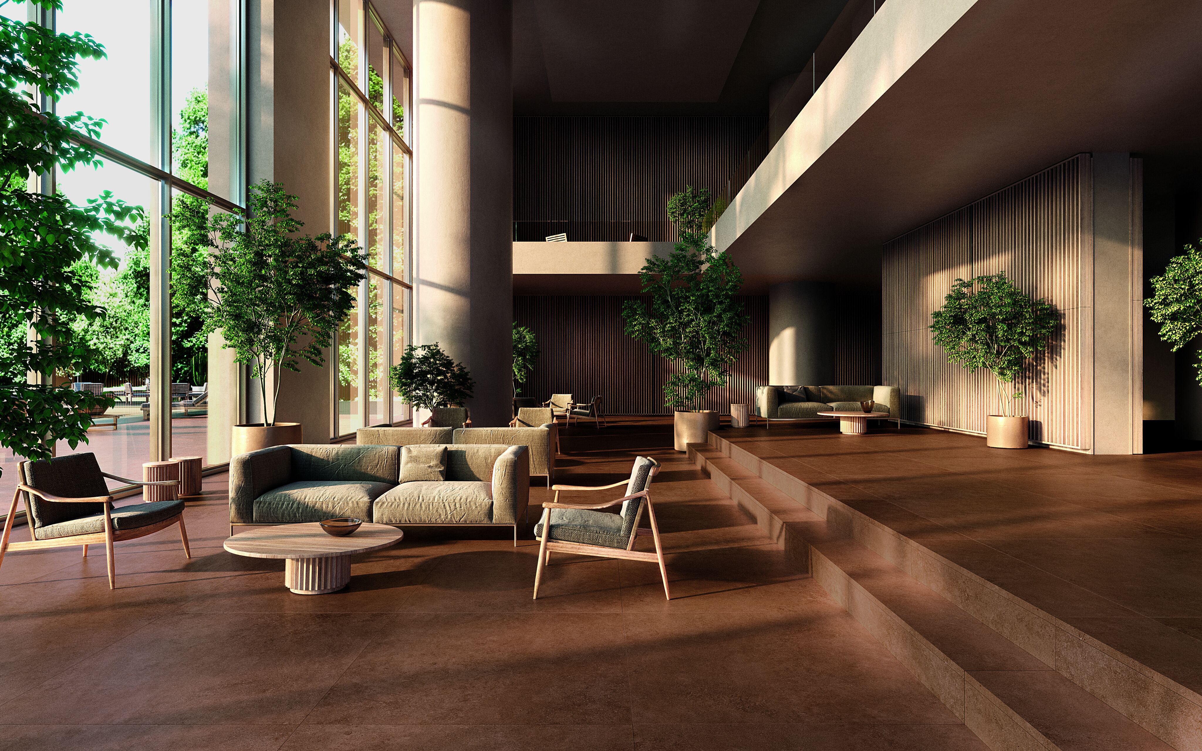 Ступень угловая Cartabon Florentino Essenza Rust С3 33х33х1.4см антислип 1шт/уп Exagres