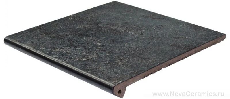 Ступень фронтальная Exagres Peldano Fiorentino Metalica Basalt 33х33х1,2, Ступень фронтальная Exagres Peldano Fiorentino Metalica Basalt 33х33х1,2