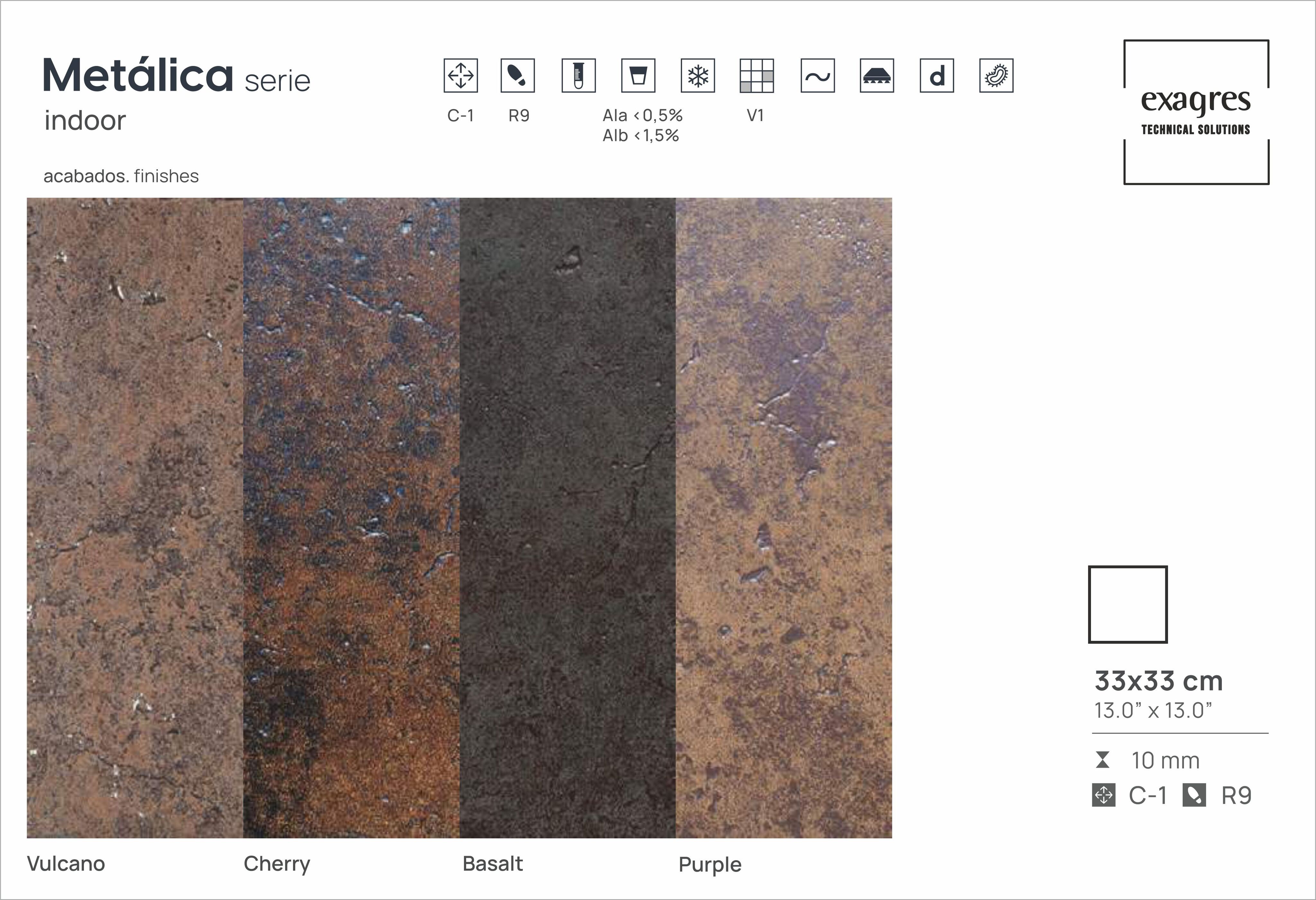 Ступень фронтальная Peldano Fiorentino Metalica Basalt 33х33х1.2 матовый 4шт/упак Exagres купить в Санкт-Петербурге Ступень фронтальная Peldano Fiorentino Metalica Basalt 33х33х1.2 матовый 4шт/упак Exagres
