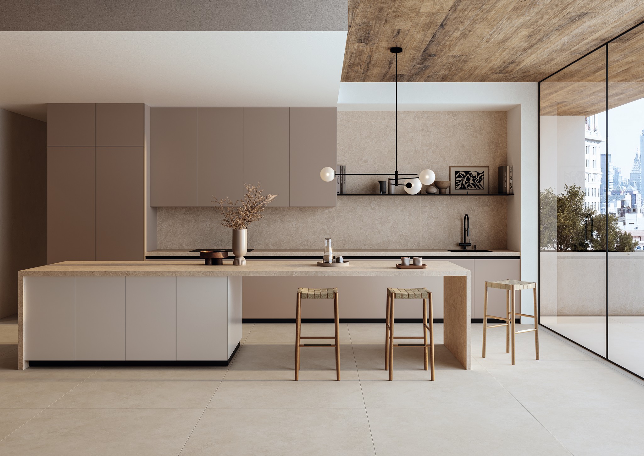 Плитка клинкерная Provenza Bianco 60х120х0.92 матовый 2шт/упак Exagres